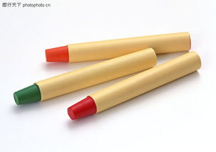 办公用品0056 红绿办公腊笔在现代商业金融图库中的视觉价值